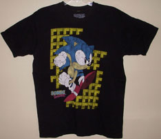 Yellow Lattice Squares Sonic Shirt