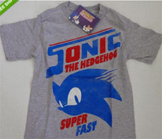 Super Fast Red Blue & Gray kids shirt