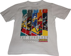 White Version Colored Bars Tee