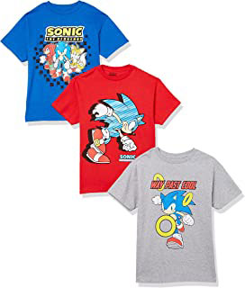 3 Pack Modern Sonic Tees Amazon