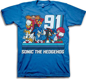 91 Blue Modern 5 Character Tee