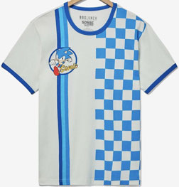 Checker Ringer Sonic Adults Shirt