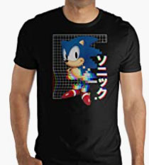 Digitized Kanji Mens Classic Style Tee
