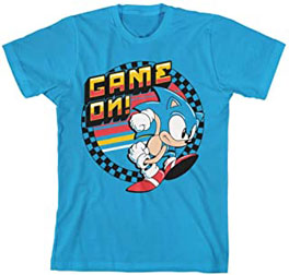 Game On Checker Ring Tee Kids