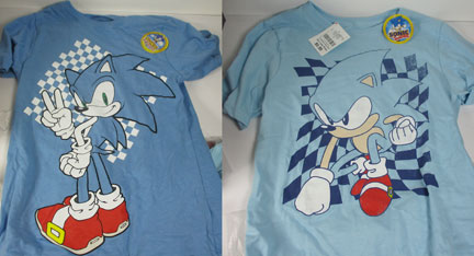 HIS Blue Sonic Tees Burlington