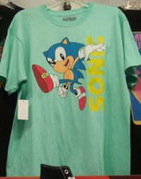 Journeys Store Greenish Sonic Tee