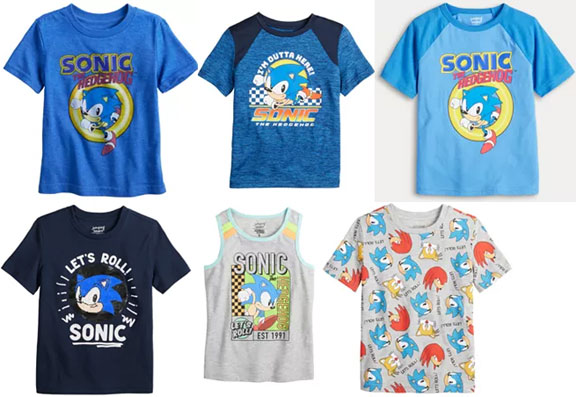 Jumping Beans 6 tees Classics Sonic 2024