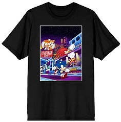 Sonic Mania Mens Graphic Art Tee