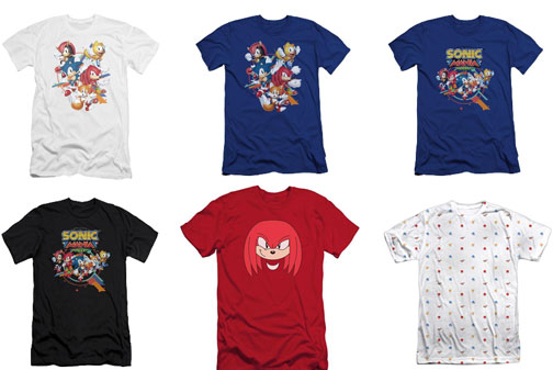 Sonic Mania Plus 6 Tees