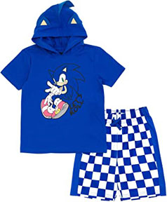 Mesh Shorts Checker Outfit 2 Piece