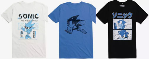 3 Blue Hot Topic Tees