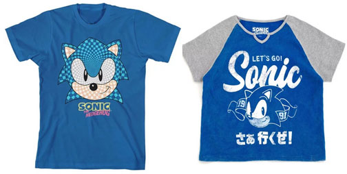 Checker Face & Lets Go Girls Sonic Tees