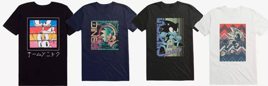 Hot Topic 4 Boyfriend Style Classic Tees
