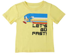Let's Go Fast 5 Below Sonic Tee