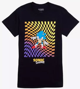 Ombre Checkers Boyfriend Fit Tee HT