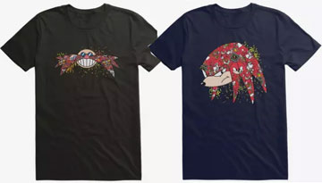 Pixel Profile 2 Tees Eggman Knuckles