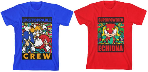 Pop Dimension 2 Tees Red Blue