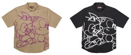 Work Shirts Tray Rats Line Art