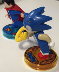 Lego Dimensions Sonic Figure