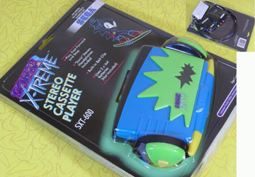 Sonic X-Treme Cassette Player MIP