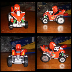Knuckles Landbreaker Erector Car Assemble