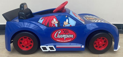 Sakar Champion Sonic 6V Riding Car Toy