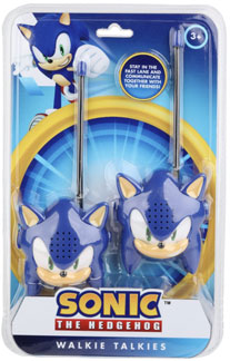 Sonic 2 Heads Walkie Talkies MIP