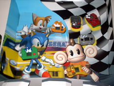 Racing LCDs McDonalds Display