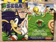 2003 McDonalds Sonic theme happy meal box