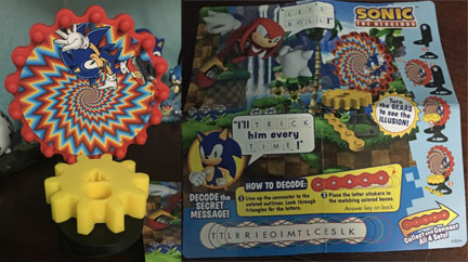 Subway Sonic Swirling Disk Cog