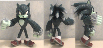 3in scale Werehog Turn Around Shot
