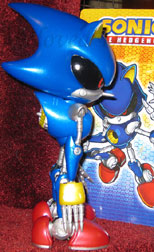 Jazwares large metal Sonic side