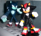 Shadow & Werehog 3 inch scale figures