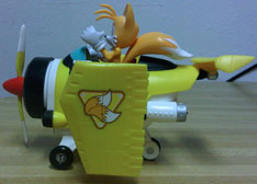 Tails Airplane Racer Side View