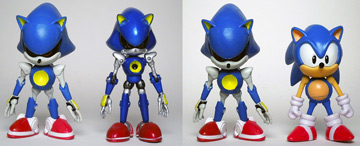 Classic Metal Sonic compare photo