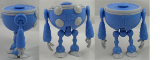 Egg Fighter Figure Turn-Arounds