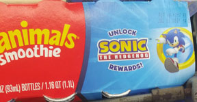 Danimals Smoothie Sonic Package