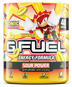 Knuckles Sour Power Raspberry Powder