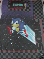 Vintage Sonic Bed Spread