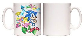 Color Shock Sonic Geometric Emeralds Mug
