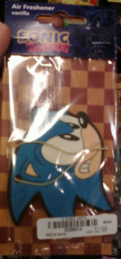 Sonic Air Freshener Face