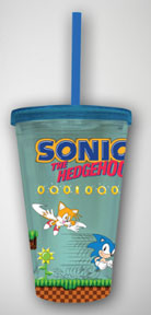 Spencers Game Cup Plastic Straw