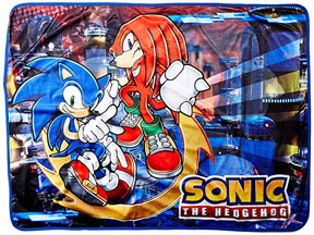 Polyester Big Sonic & Knuckles City Blanket