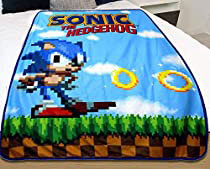 Just Funky Pixel Style Fleecy Sonic Blanket