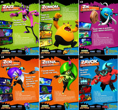 Deadly Six Character Posters