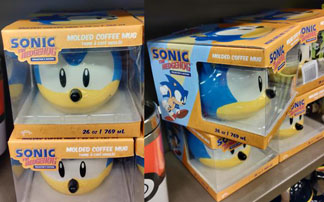 Molded Mug Classic Style Sonic Head
