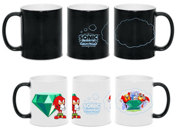 Sonic Mania Knuckles Cartoon Color Change Mug