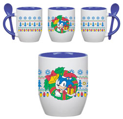 Christmas Sweat Theme Sonic Mug Spoon