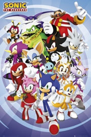 Multiple character group shot poster
