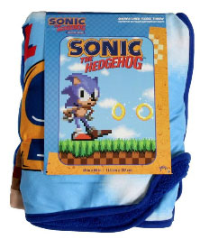 Pixel Style Fleecy Classic Blanket Sonic